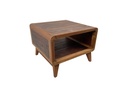 Table Basse - 1 étagère - 45 x 60 x 60 cm