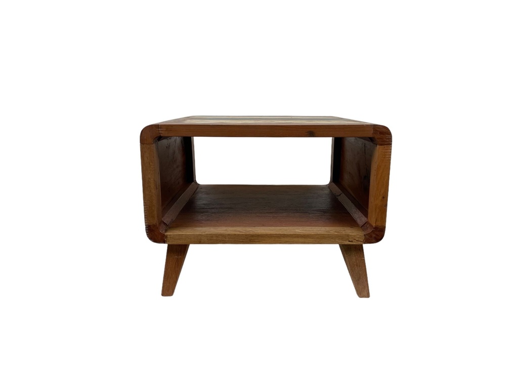 Table Basse - 1 étagère - 45 x 60 x 60 cm