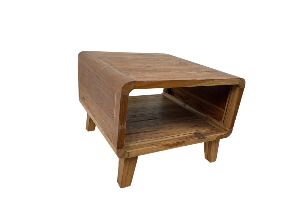 Table Basse - 1 étagère - 45 x 60 x 60 cm