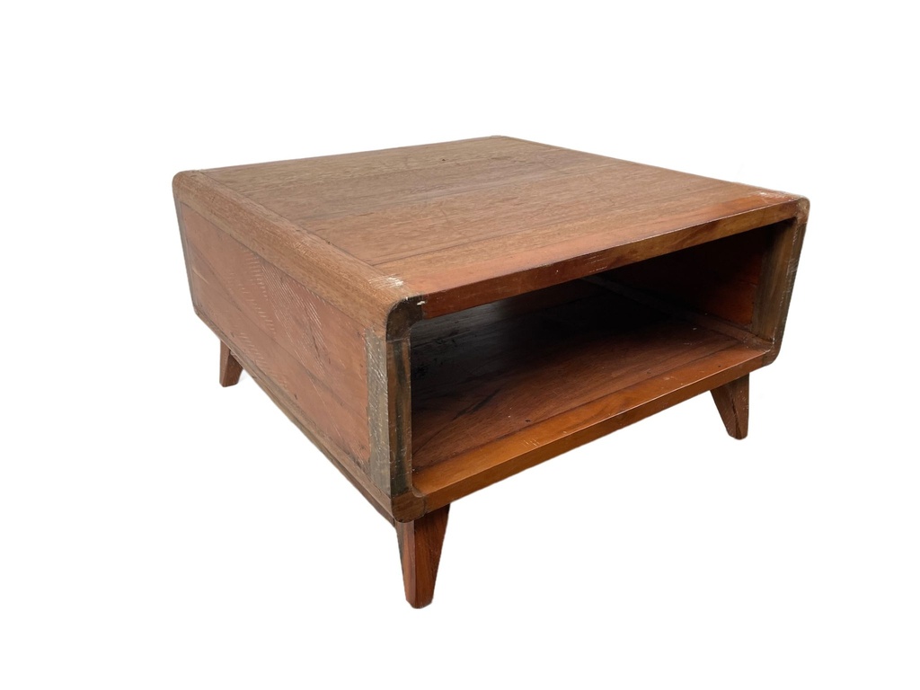 Table Basse - 1 étagère - 45 x 80 x 80 cm