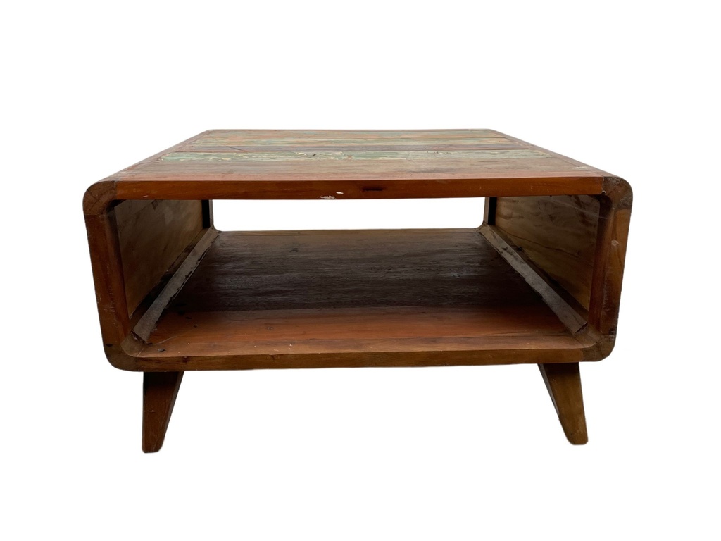 Table Basse - 1 étagère - 45 x 80 x 80 cm