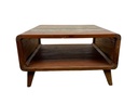 Table Basse - 1 étagère - 45 x 80 x 80 cm