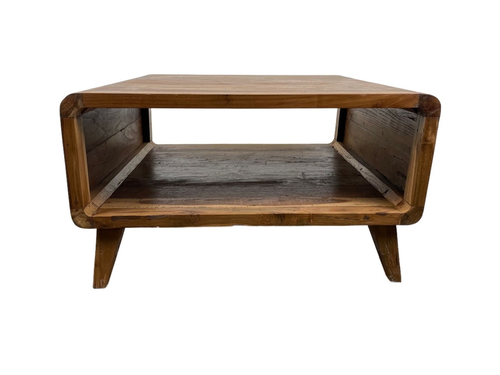 Table Basse - 1 étagère - 45 x 80 x 80 cm