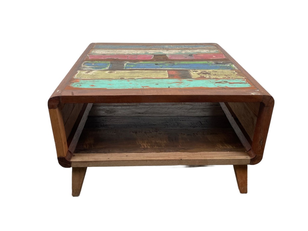 Table Basse - 1 étagère - 45 x 80 x 80 cm