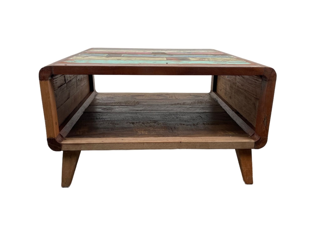 Table Basse - 1 étagère - 45 x 80 x 80 cm