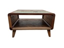 Table Basse - 1 étagère - 45 x 80 x 80 cm
