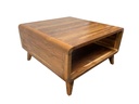 Table Basse - 1 étagère - 45 x 80 x 80 cm