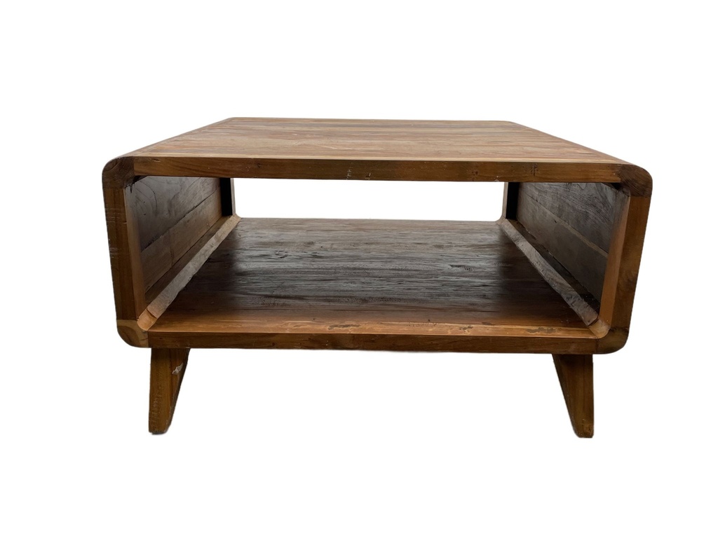Table Basse - 1 étagère - 45 x 80 x 80 cm