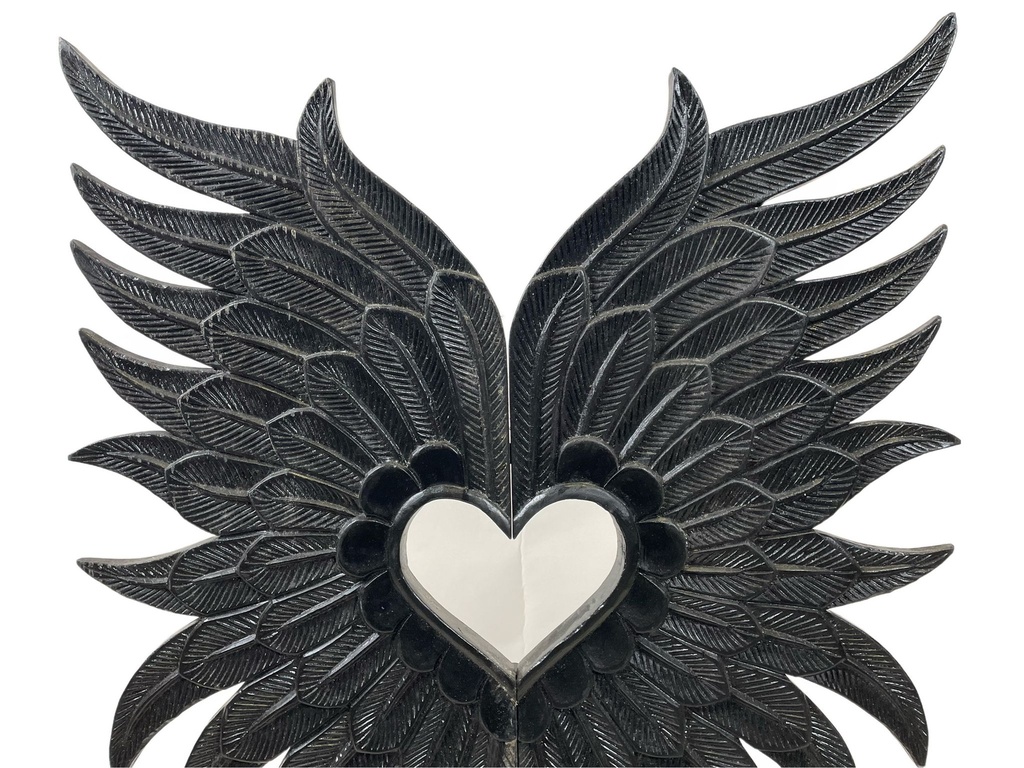 Ailes Sculptées sur Socle - 100 x 65 x 17 cm