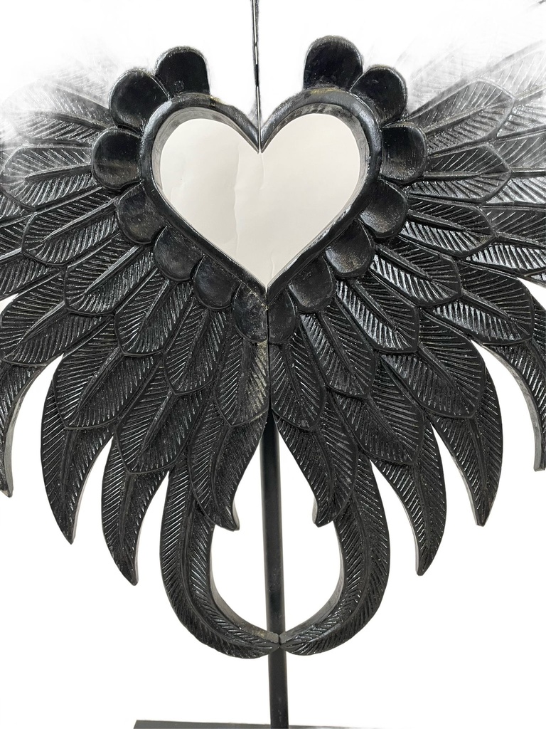 Ailes Sculptées sur Socle - 100 x 65 x 17 cm