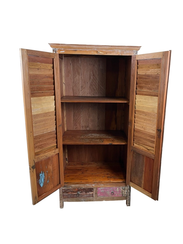 Grande Étagère - 2 portes, 2 tiroirs - 175 x 88 x 54 cm