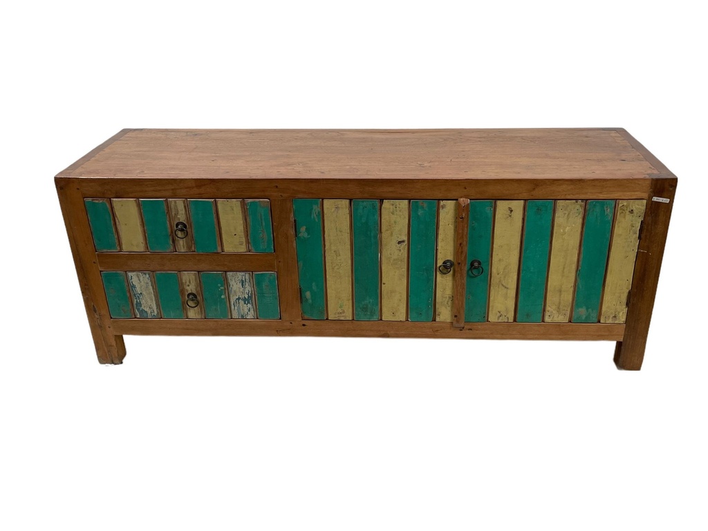 Meuble TV - 2 portes, 2 tiroirs - 53 x 140 x 40 cm