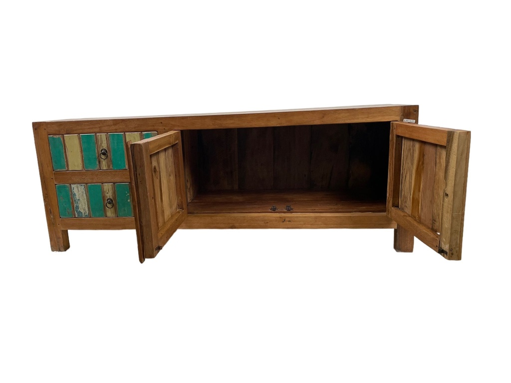 Meuble TV - 2 portes, 2 tiroirs - 53 x 140 x 40 cm