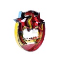 Emoji Upcycling - Visage avec des étoiles à la place des yeux - 30 cm