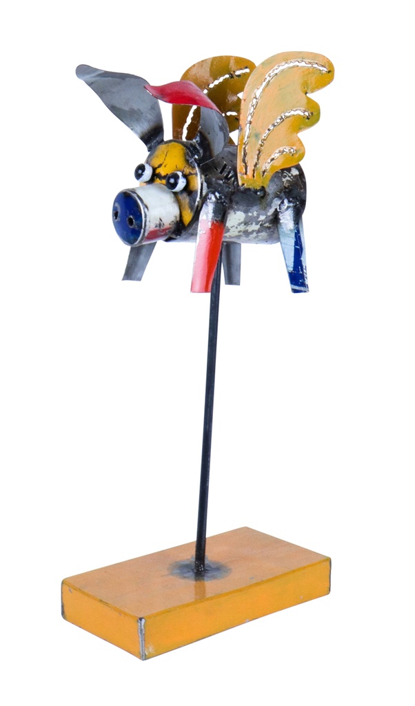 Statue - Cochon Volant  - 44 cm