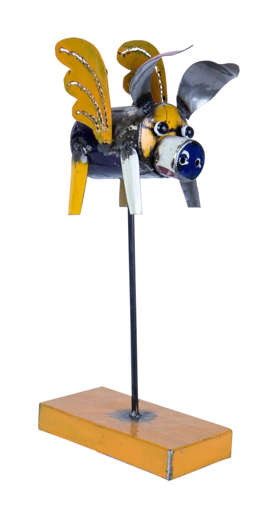 Statue - Cochon Volant  - 44 cm