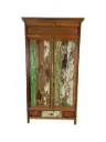 Armoire - 2 portes, 1 tiroir - 200 x 116 x 49 cm (4).webp