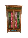 Armoire - 2 portes, 1 tiroir - 200 x 118 x 49 cm.webp