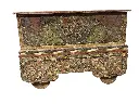 Coffre Ancien sur Roulette - 135 x 96 x 55 cm.webp