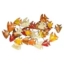 Décoration Murale 'Pimp Banc de Poisson' - Cuivre, Orange, Rouge & Crème - 45 x 80 x 10 cm.webp