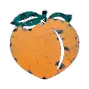 Emoji - 🍑 - Pêche - 28 x 28 x 4 cm.webp