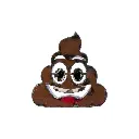 Emoji - 💩 - Tas de crotte - 14,5 x 15 x 3 cm.webp