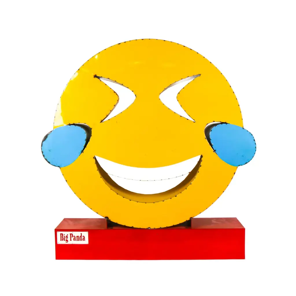 Emoji - 🤣 - Se rouler par terre de rire - 139 x 120 x 30 cm.webp