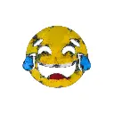 Emoji - 😂 - Visage riant aux larmes - 15 x 16 x 3 cm.webp