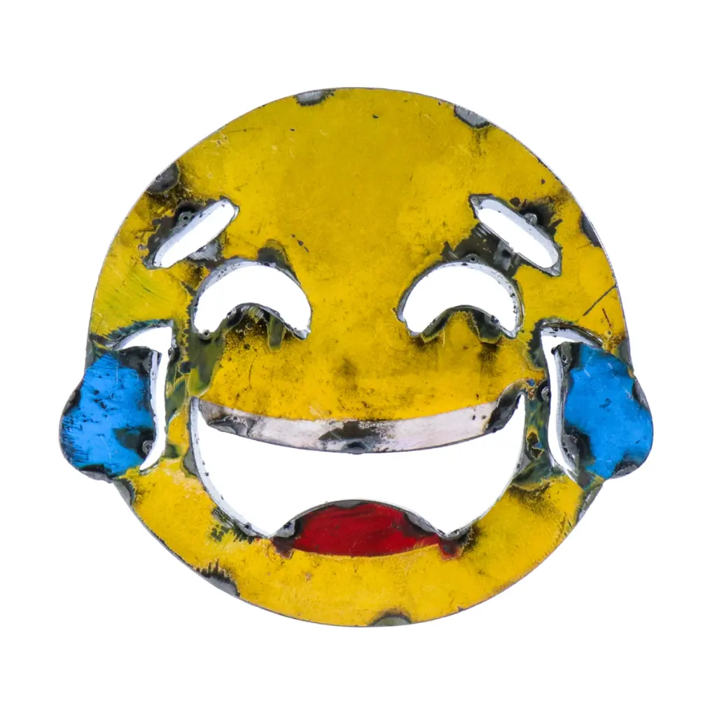 Emoji - 😂 - Visage riant aux larmes - 28 x 30 x 4 cm.webp