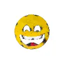 Emoji - 😄 - Visage très souriant aux yeux rieurs - 15 x 15 x 3 cm.webp