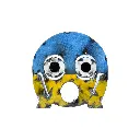 Emoji - 😱 - Visage qui hurle de peur - 15 x 15 x 3 cm.webp