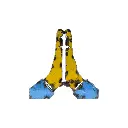 Emoji - 🙏 - Mains en prière - 15 x 15 x 3 cm.webp