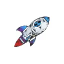 Emoji - 🚀 - Fusée - 20,5 x 11 x 3 cm.webp