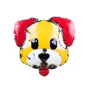 Emoji Upcycling - 🐶 - Tête de chien - 26 x 27 x 5 cm.webp