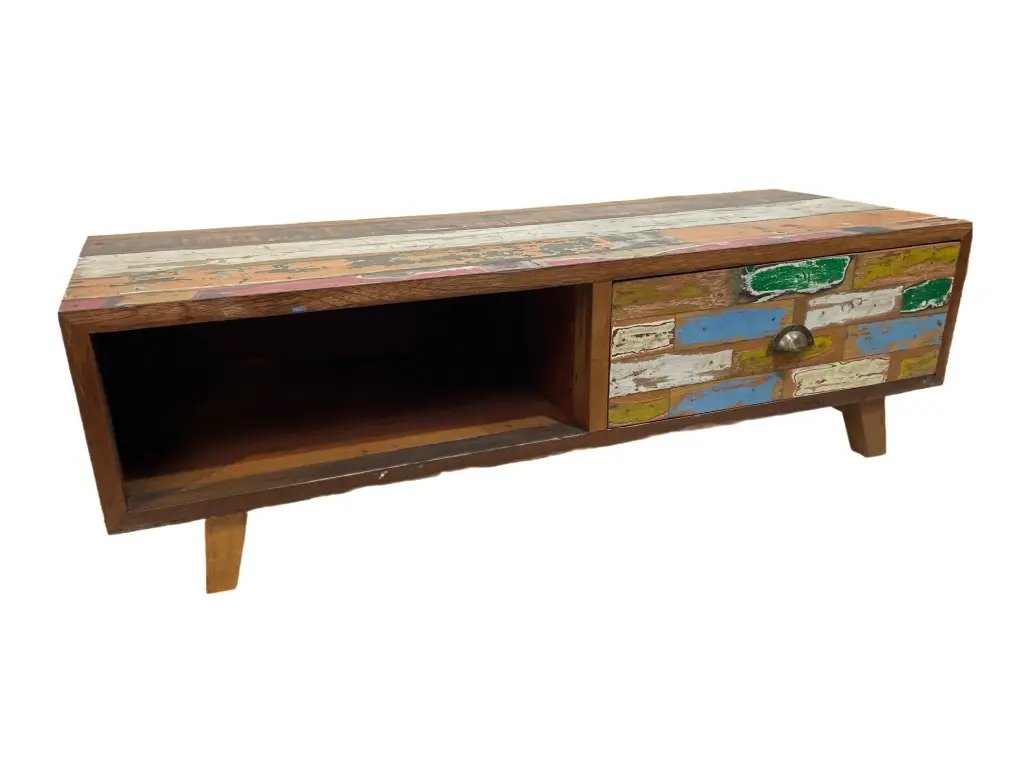 Meuble TV - 1 tiroir - 120 x 50 x 60 cm.webp