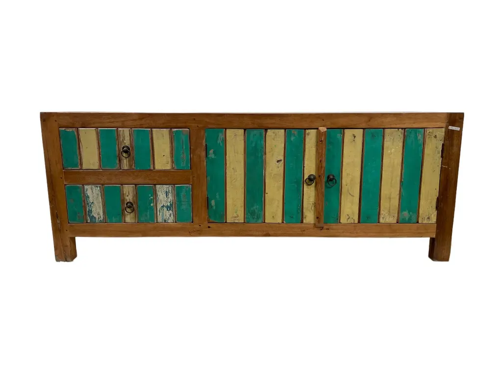 Meuble TV - 2 portes, 2 tiroirs - 53 x 140 x 40 cm.webp