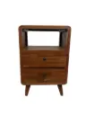 Petite Commode - 2 tiroirs, 1 étagère - 75 x 51 x 40 cm (1).webp