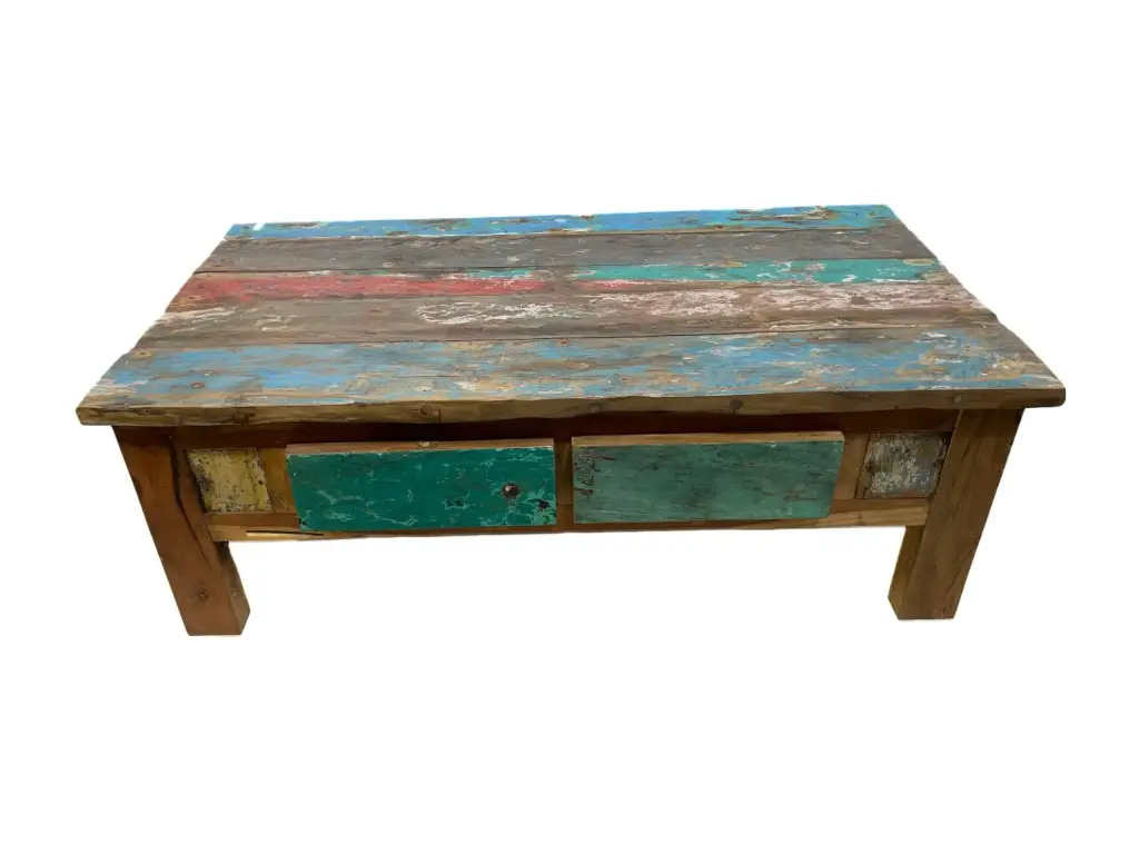 Table Basse - 2 tiroirs - 120 x 45 x 70 cm.webp