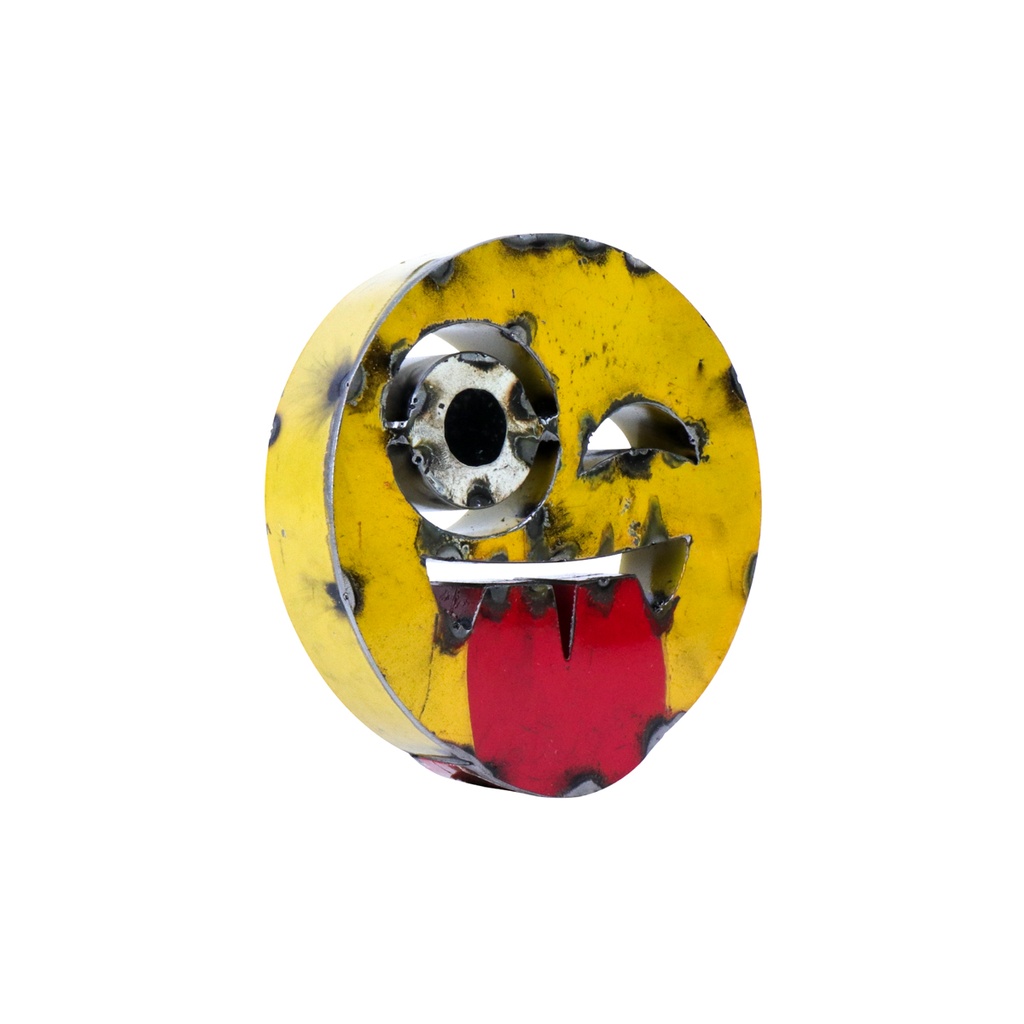 Emoji - Visage qui tire la langue et fait un clin d'œil - 15 cm