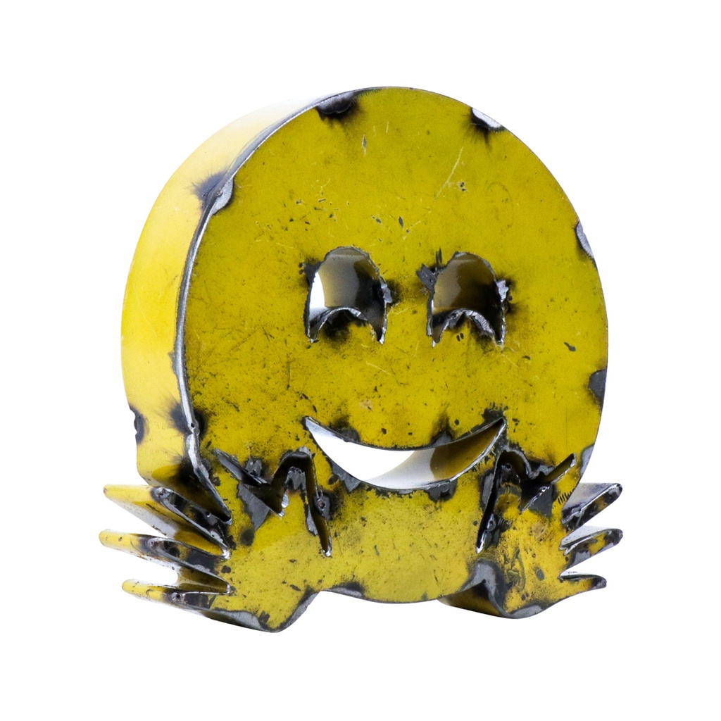 Emoji - Visage qui fait un câlin - 30 cm