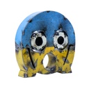 Emoji - Visage qui hurle de peur - 30 cm