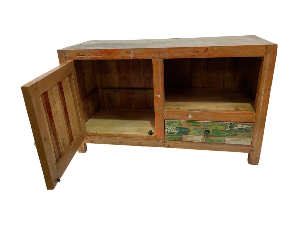 Meuble TV - 1 tiroir, 1 porte - 100 x 55 x 37 cm