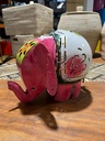 Éléphant Rose - Photophore - 22 x 22 x 30 cm