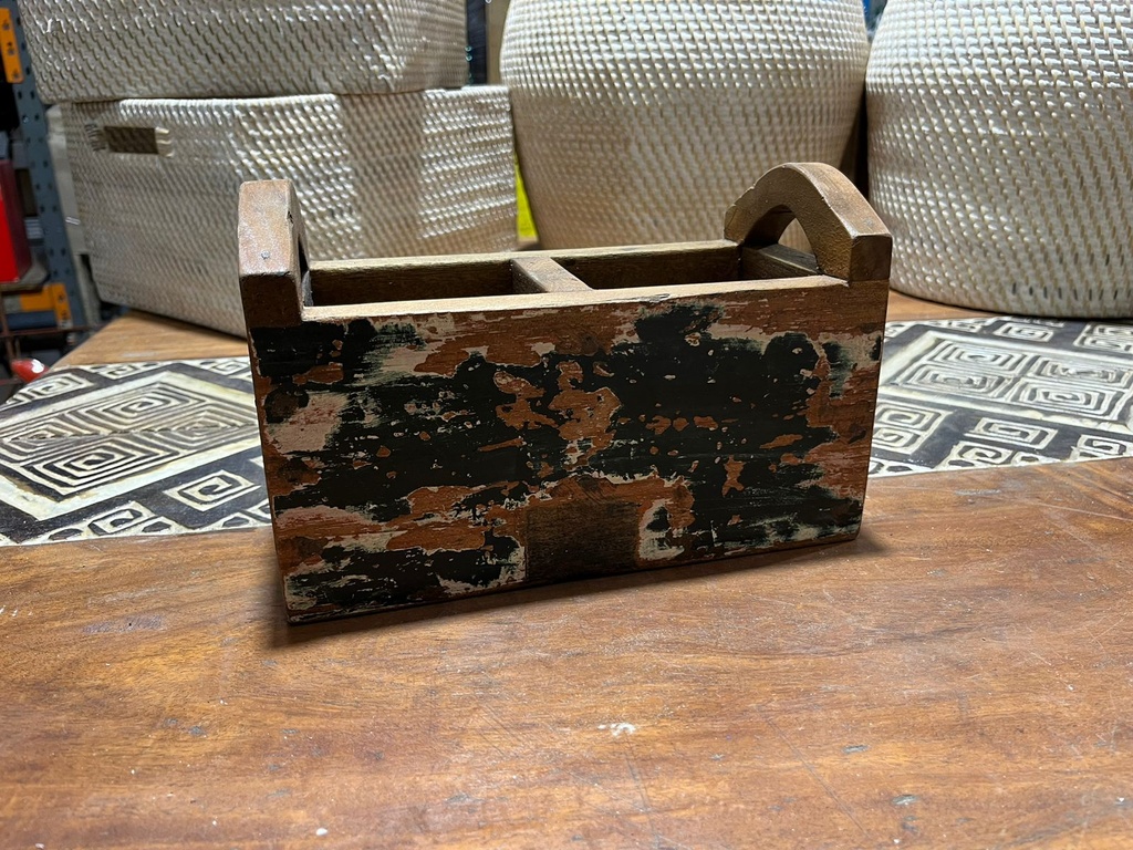 Petit Rack Rangement Upcycling - 17 x 12 x 25 cm