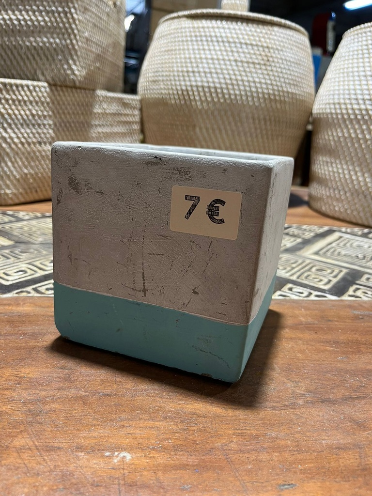 Cache-pot - 14 x 13 x 13 cm