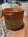Panier Orange avec Anse - 30 x 34 x 34 cm