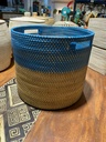 Panier Bleu avec Anse - 35 x 42 x 42 cm