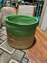 Panier Vert avec Anse - 30 x 34 x 34 cm