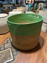 Panier Vert avec Anse - 40 x 45 x 45 cm