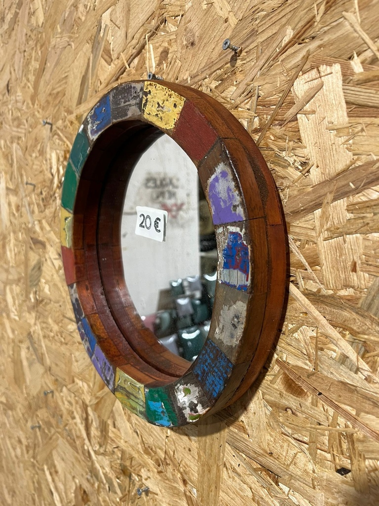 Petit Miroir Rond - 27 x 27 x 3 cm